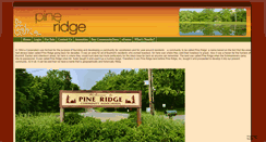Desktop Screenshot of pineridgecommunity.net